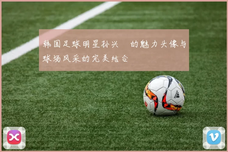 韩国足球明星孙兴慜的魅力头像与球场风采的完美结合